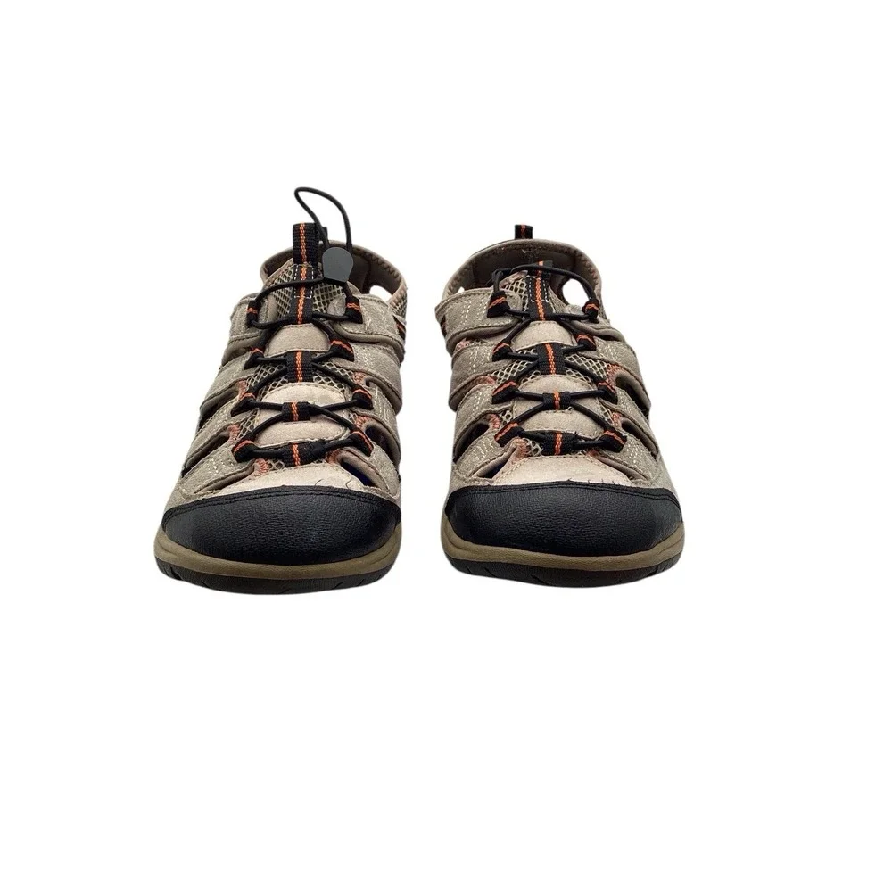 Ozark Trail Fisherman Sport Sandal 11 Memory Foam Shoe Walk Hiking Outdoor Brown